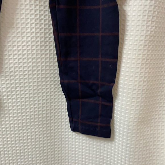 LOFT Petite Plaid Ponte Leggings - Picture 4 of 7